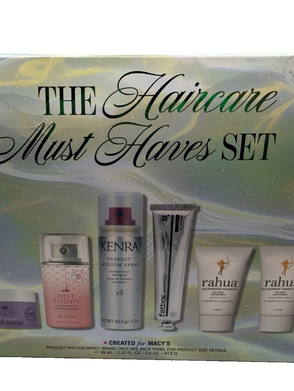 Macy’s Haircare Must Haves 6 Pc Set Drybar Kenra Rahua Fatboy NEW